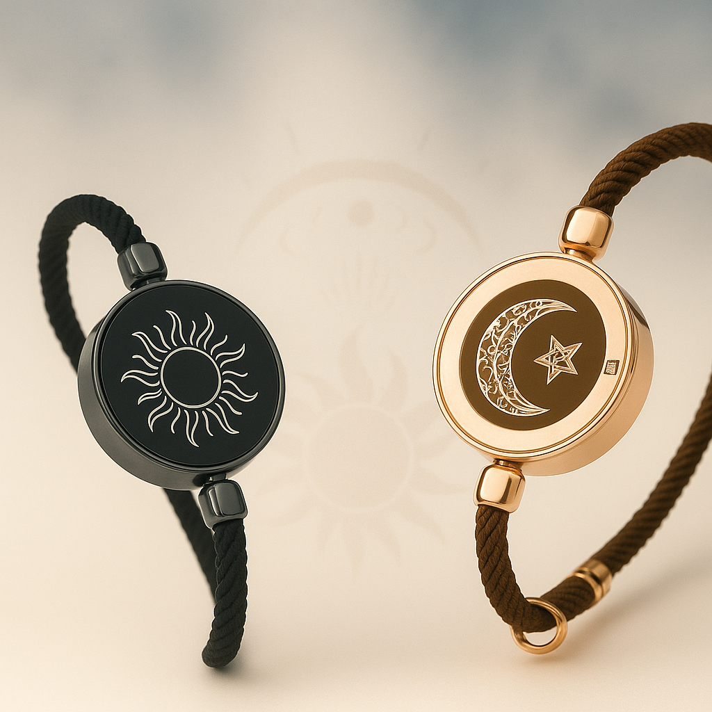 Adora Amor sun and moon bracelet pair